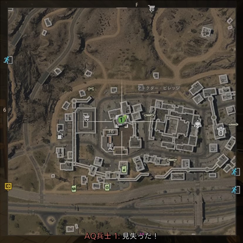 CoD DMZ派閥任務攻略（放置）スナイパーチームの隠れ家の地図